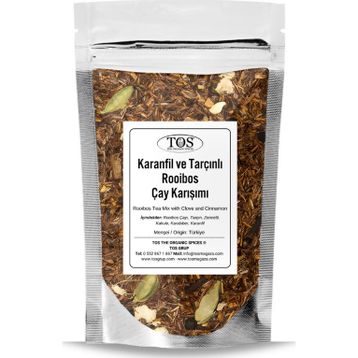 TOS The Organic Spices 250 gr Karanfil ve Tarçınlı Rooibos Çay Karışımı