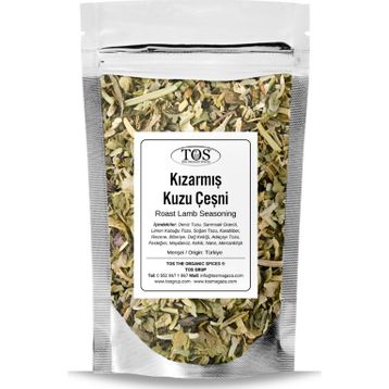 TOS The Organic Spices 250 gr Kızarmış Kuzu Çeşni