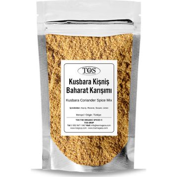 TOS The Organic Spices 250 gr Kusbara Kişniş Baharat Karışımı