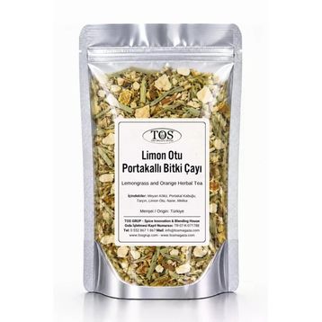 TOS The Organic Spices 250 gr Limon Otu ve Portakallı Bitki Çayı