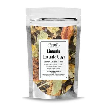 TOS The Organic Spices 250 gr Limonlu Lavanta Çayı