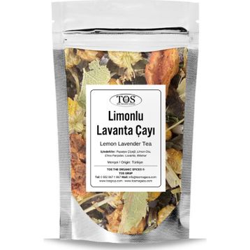 TOS The Organic Spices 250 gr Limonlu Lavanta Çayı