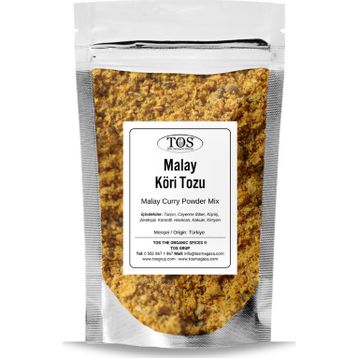 TOS The Organic Spices 250 gr Malay Köri Tozu Karışımı