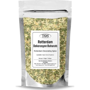 TOS The Organic Spices 250 gr Rotterdam Dekorasyon Baharatı