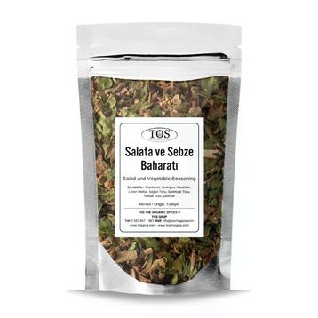 TOS The Organic Spices 250 gr Salata ve Sebze Baharatı