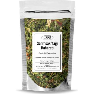 TOS The Organic Spices 250 gr Sarımsak Yağı Baharatı