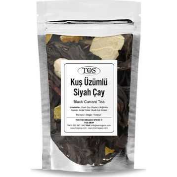 TOS The Organic Spices 250 gr Siyah Kuş Üzümü Çayı