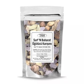 TOS The Organic Spices 250 gr Surf 'N Baharat Öğütücü Karışımı
