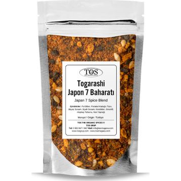 TOS The Organic Spices 250 gr Togarashi Japonya 7 Baharat Karışımı