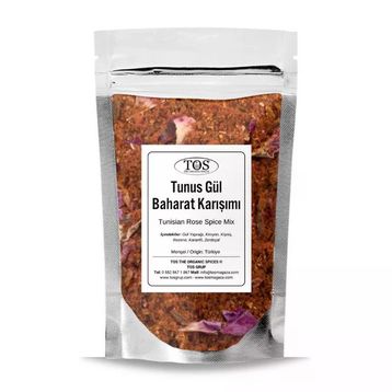TOS The Organic Spices 250 gr Tunus Gül Baharat Karışımı