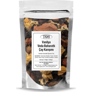 TOS The Organic Spices 250 gr Vanilya Veda Baharatlı Çay