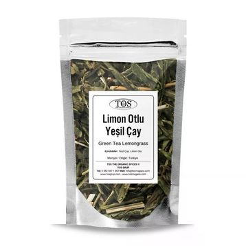 TOS The Organic Spices 250 gr Yeşil Çay Limon Otu