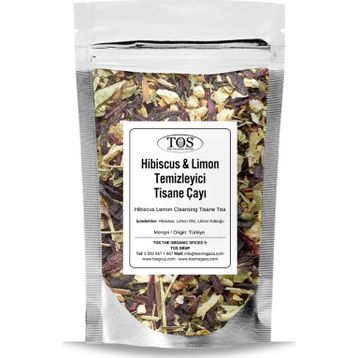 Tos The Organic Spices 40 gr Hibiscus Limon Temizleyici Tisane Çayı