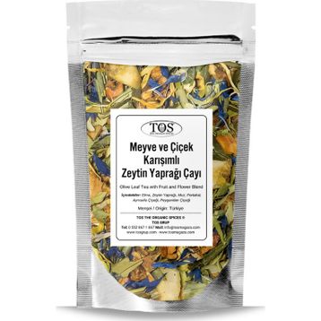 Tos The Organic Spices 40 gr Meyve ve Çiçek Karışımlı Zeytin Yaprağı Çayı