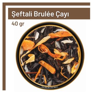 Tos The Organic Spices 40 gr Şeftali Brulée Çayı