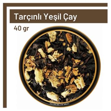 TOS The Organic Spices 40 gr Tarçınlı Yeşil Çay