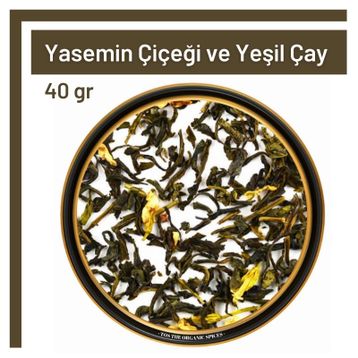 Tos The Organic Spices 40 gr Yasemin Çiçeği ve Yeşil Çay