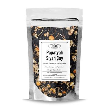 Tos The Organic Spices 40 Siyah Çay Papatya Çayı