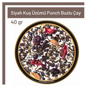 TOS The Organic Spices 40 Siyah Kuş Üzümü Punch Buzlu Çay