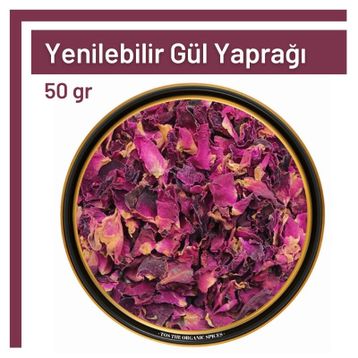 TOS The Organic Spices 50 gr Yenilebilir Gül Yaprağı
