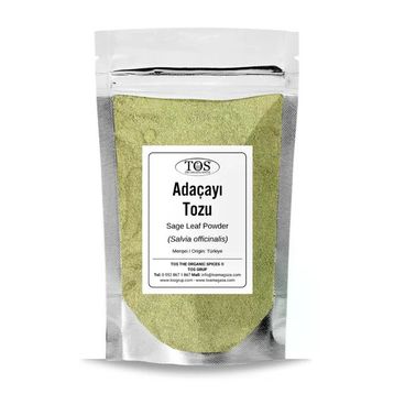 TOS The Organic Spices 500 gr Adaçayı Tozu