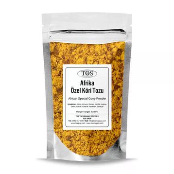 TOS The Organic Spices 500 gr Afrika Özel Köri Tozu