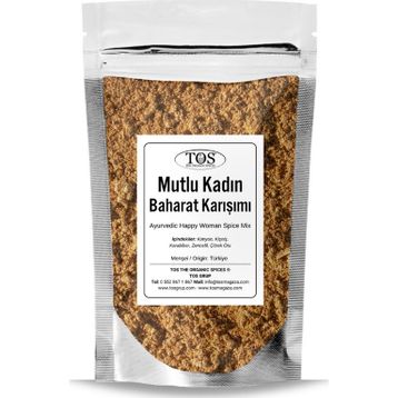 TOS The Organic Spices 500 gr Ayurveda Happy Woman Baharat Karışımı