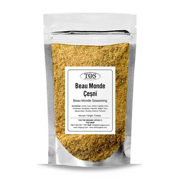 TOS The Organic Spices 500 gr Beau Monde Çeşni
