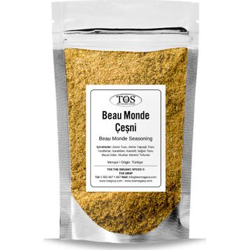 TOS The Organic Spices 500 gr Beau Monde Çeşni