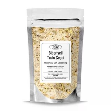 TOS The Organic Spices 500 gr Biberiyeli Tuzlu Çeşni