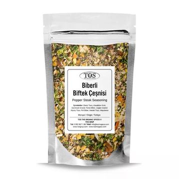TOS The Organic Spices 500 gr Biberli Biftek Çeşnisi