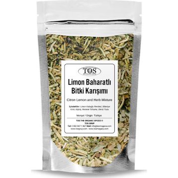 TOS The Organic Spices 500 gr Citron Limon Baharatı ve Bitki Karışımı