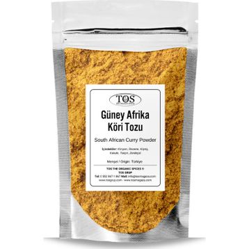 TOS The Organic Spices 500 gr Güney Afrika Köri Tozu