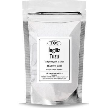 TOS The Organic Spices 500 gr İngiliz Epsom Tuzu