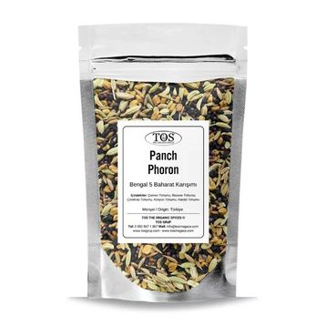 TOS The Organic Spices 500 gr Panch Phoron Bengal Beş Baharat Karışımı