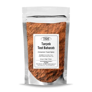 TOS The Organic Spices 500 gr Tarçınlı Tost Baharatı