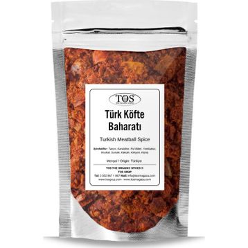 TOS The Organic Spices 500 gr Türk Köfte Baharatı