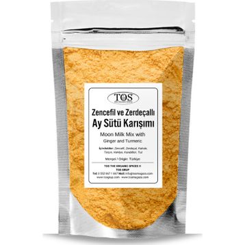 TOS The Organic Spices 500 gr Zencefil ve Zerdeçallı Ay Sütü Karışımı