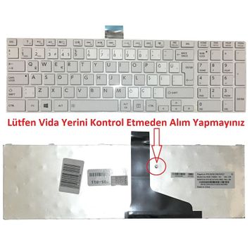 Toshiba 6037B0069802 Beyaz Notebook Klavye