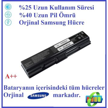 Toshiba Equium A300D Batarya Pil