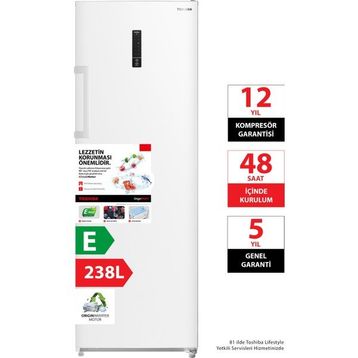 Toshiba GR-RU312WE(01) 7 Çekmeceli Derin Dondurucu