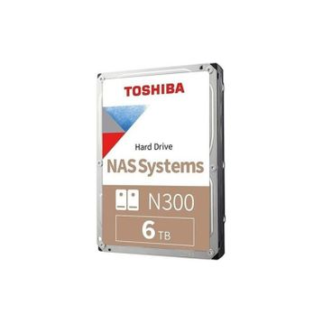 Toshiba N300 6TB 7200RPM SATA3 128MB 7/24 1-8 Yuvalı Nas İçin HDD