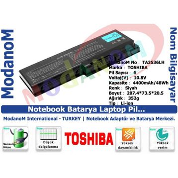 Toshiba PA3537U-1BRS Notebook Bataryası