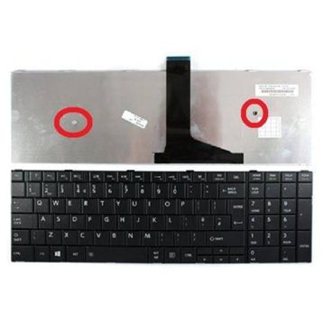 Toshiba Satellite C55-A-1LG Siyah Notebook Klavye