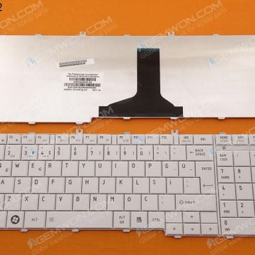 Toshiba Satellite C665 Beyaz Klavye