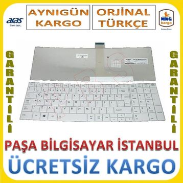 Toshiba Satellite C850-18Z Beyaz Notebook Klavye