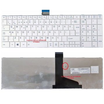 Toshiba Satellite C855-1VM Beyaz Klavye
