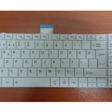Toshiba Satellite C855D-12D Beyaz Klavye
