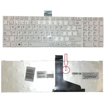 Toshiba Satellite C875 Beyaz Klavye