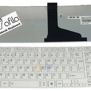 Toshiba Satellite L850-1UD Beyaz Notebook Klavye